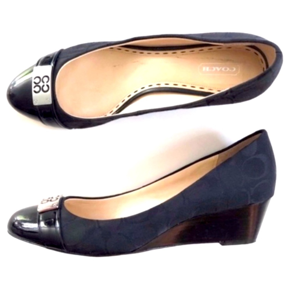 Coach - Black Meryl Signature Wedge